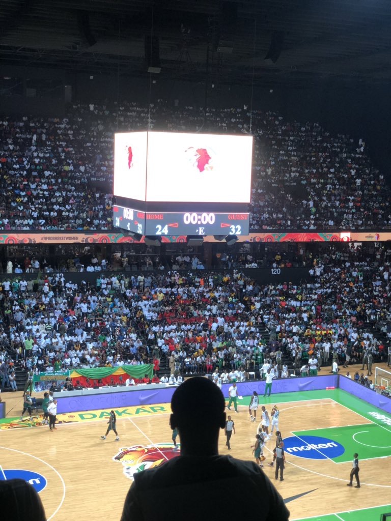 Mi-temps Finale Afrobasket 2019: Le Nigéria domine mais les « Lionnes » tiennent bon (32-24)