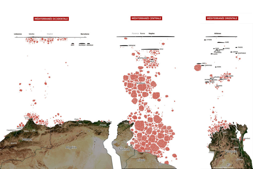15.000 hommes, femmes et enfants sont morts en Méditerranée depuis 2014