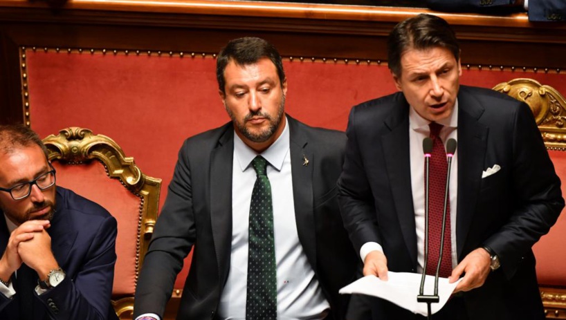 Italie: le président du Conseil Giuseppe Conte annonce sa démission
