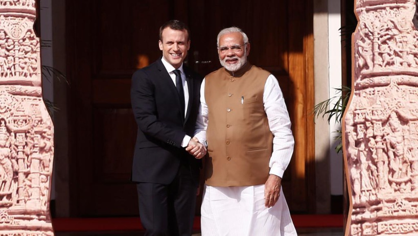 Emmanuel Macron reçoit Narendra Modi et l'invite au G7 Emmanuel Macron reçoit Narendra Modi et l'invite au G7