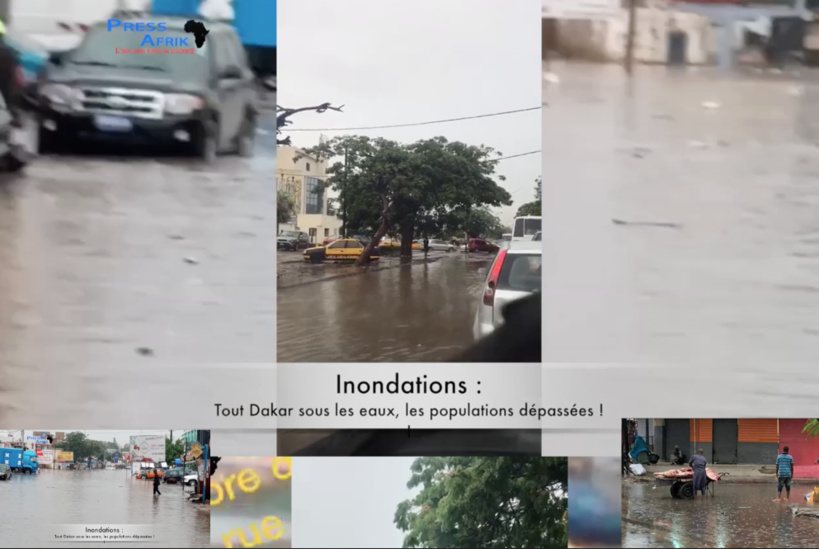 Vidéo - Dakar encore sous les eaux, les populations dépassées ! Vidéo - Dakar encore sous les eaux, les populations dépassées !