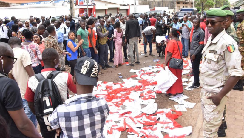 Guinée: les journalistes dénoncent des pressions sur les médias privés Guinée: les journalistes dénoncent des pressions sur les médias privés