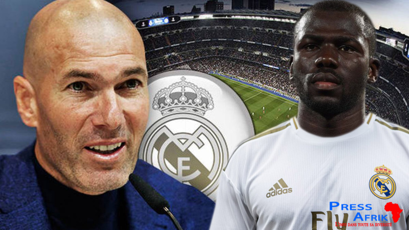 Real Madrid: Zinedine Zidane réclame Kalidou Koulibaly Real Madrid: Zinedine Zidane réclame Kalidou Koulibaly
