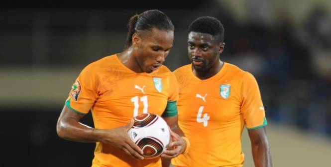 Didier Drogba et Kolo Touré espèrent enfin remporter la Coupe d'Afrique des Nations avec la Côte d'Ivoire.(EQ)