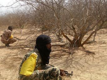 Soldats maliens en opération. © Serge Daniel/RFI