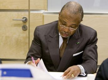 L'ex-président du Liberia Charles Taylor lors de son procès à La Haye, le 13 juillet 2009. (Photo : Reuters)