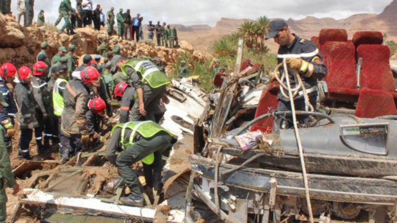 Inondations au Maroc : 17 morts dans l'accident d'un bus emporté par une crue