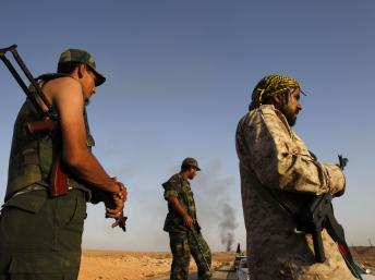 La confusion militaire règne en Libye à Bani Walid. REUTERS/Youssef Boudlal
