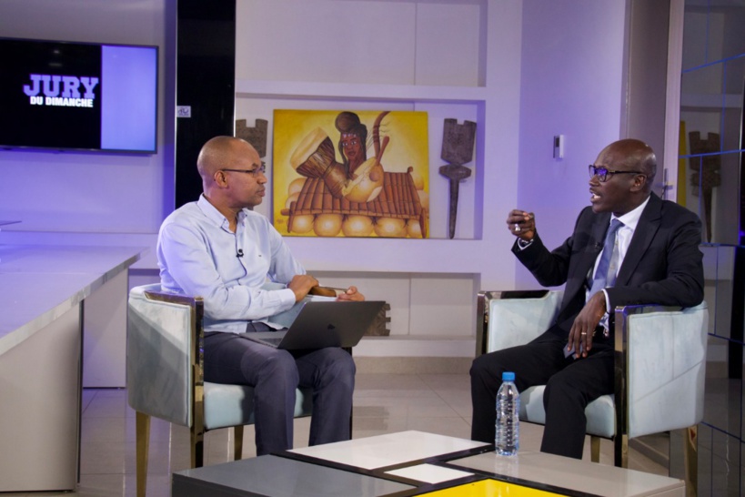 Le ministre-conseiller Seydou Gueye sur le plateau du JDD avec Mamadou Ibra Kane Le ministre-conseiller Seydou Gueye sur le plateau du JDD avec Mamadou Ibra Kane