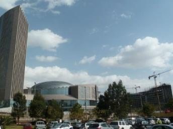 Le nouveau siège de l’Union africaine à Addis-Abeba, en Ethiopie. AFP / Jenny Vaughan