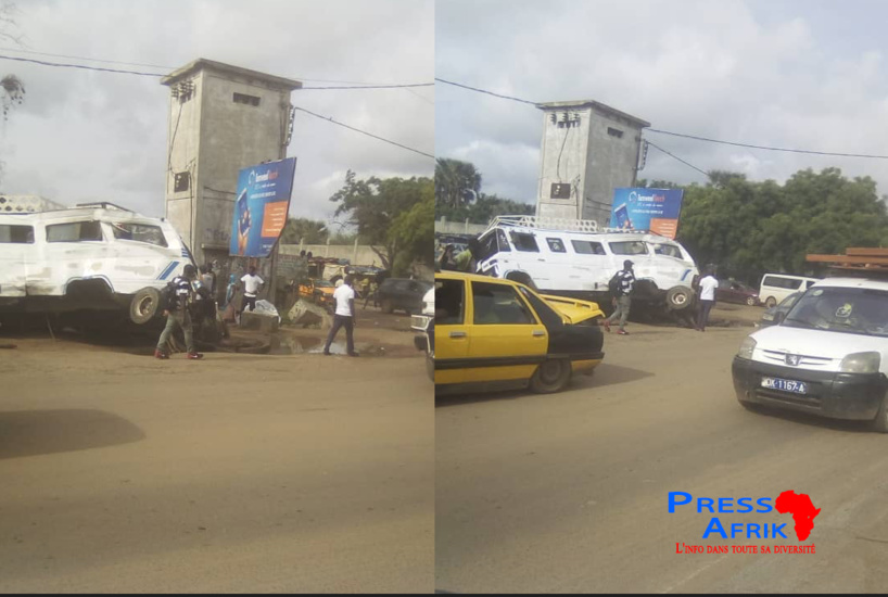Urgent-Petit Mbao: Un car "Ndiaga Ndiaye" se renverse et fait 2 morts et 13 blessés Urgent-Petit Mbao: Un car "Ndiaga Ndiaye" se renverse et fait 2 morts et 13 blessés