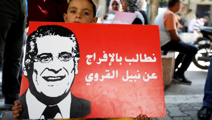 Présidentielle en Tunisie: la justice rejette la demande de libération de Karoui Présidentielle en Tunisie: la justice rejette la demande de libération de Karoui
