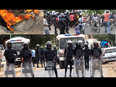 Encore des affrontements entre policiers et conducteurs de moto-Jakarta à Thies