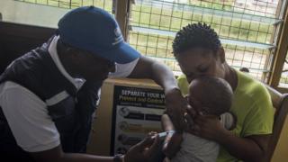 Campagne de vaccination contre la rougeole en RDC