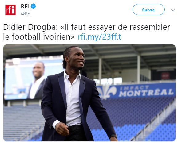Didier Drogba veut présider la FIF: « Je vais rassembler le football ivoirien »