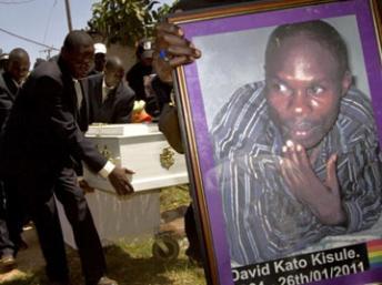 avid Kato était un militant pour les droits des homosexuels ougandais. Il a été assassiné le 26 janvier 2011. AFP/M.Hofer