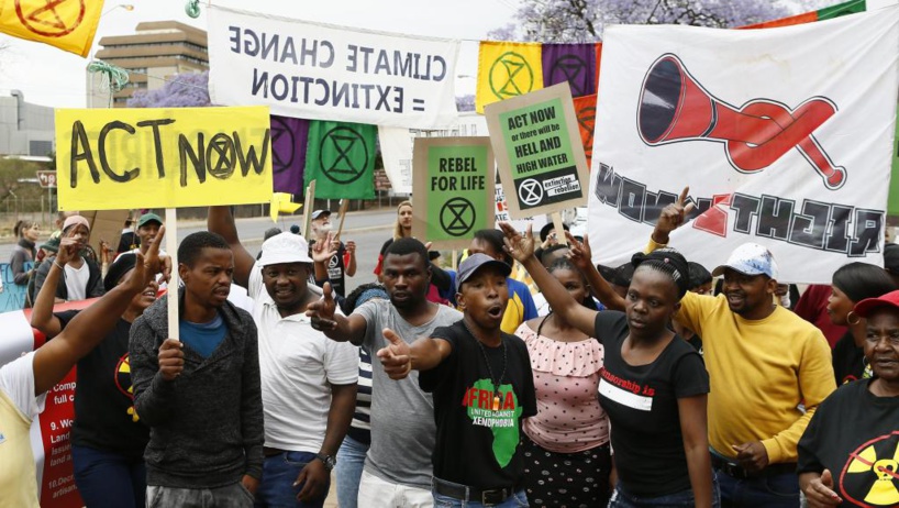 Extinction Rebellion contre le «tout charbon» en Afrique du Sud
