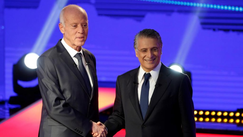 Présidentielle en Tunisie: le débat télévisé Saïed-Karoui salué par la presse