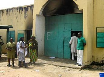 Prison de l'Etat de Bauchi où en 2010 les islamistes avaient fait s'évader 700 détenus. AFP/Aminu ABUBAKAR