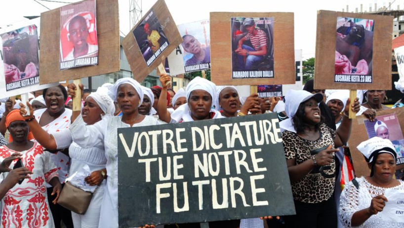 Guinée: plusieurs centaines de femmes défilent à l’appel du FNDC
