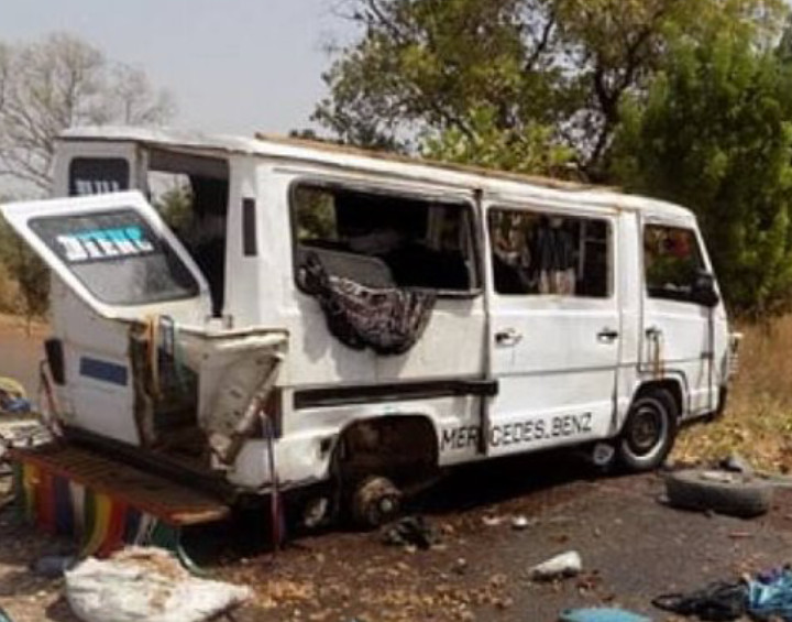Trois morts dans un accident de voiture à la sortie de Louga
