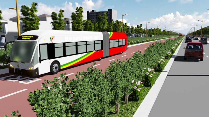 Guédiawaye: Macky Sall va lancer cet après-midi les travaux Bus Rapid Transit