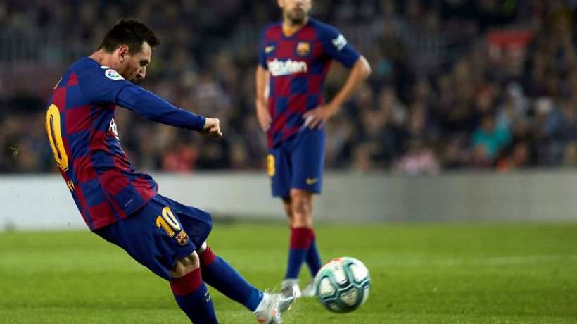 Les statistiques hors normes de Lionel Messi sur coup franc