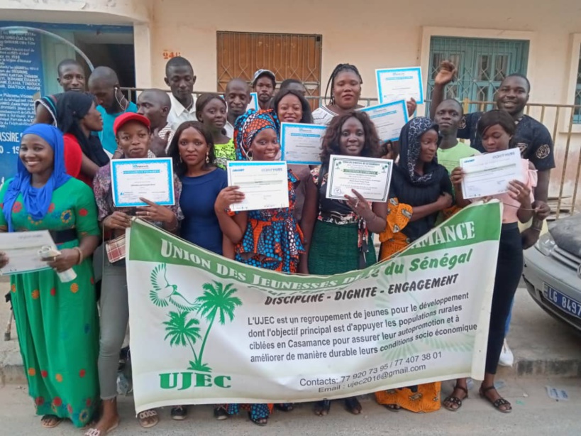 Auto-emploi au Sénégal : l’UJEC arme 357 jeunes avec différentes formations Auto-emploi au Sénégal : l’UJEC arme 357 jeunes avec différentes formations