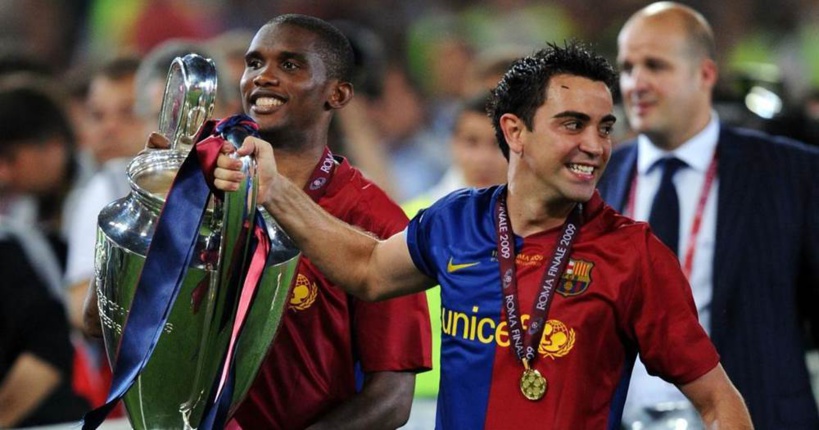 Eto'o menace de "tuer" Xavi s'il ne prend pas le relais au Barca Eto'o menace de "tuer" Xavi s'il ne prend pas le relais au Barca