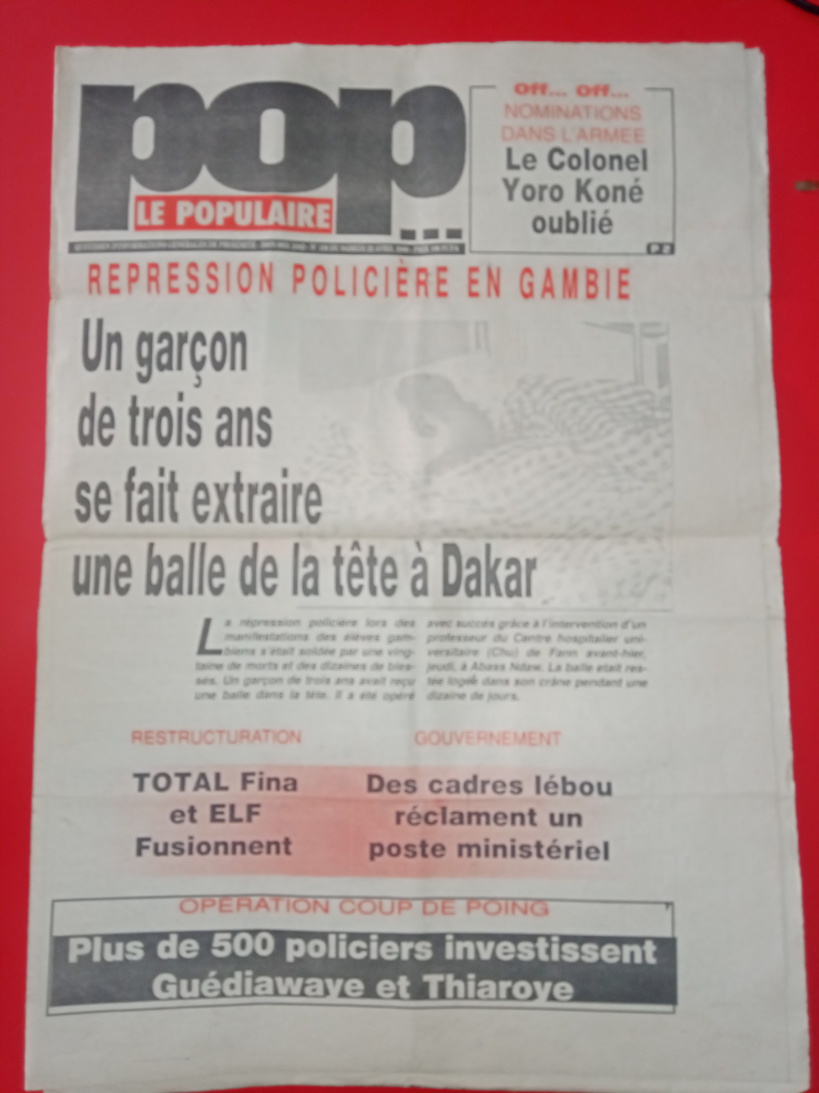 Gambie: Ebou Waggeh, réalisateur d'un documentaire retraçant des crimes commis par Yaha Jammeh Gambie: Ebou Waggeh, réalisateur d'un documentaire retraçant des crimes commis par Yaha Jammeh