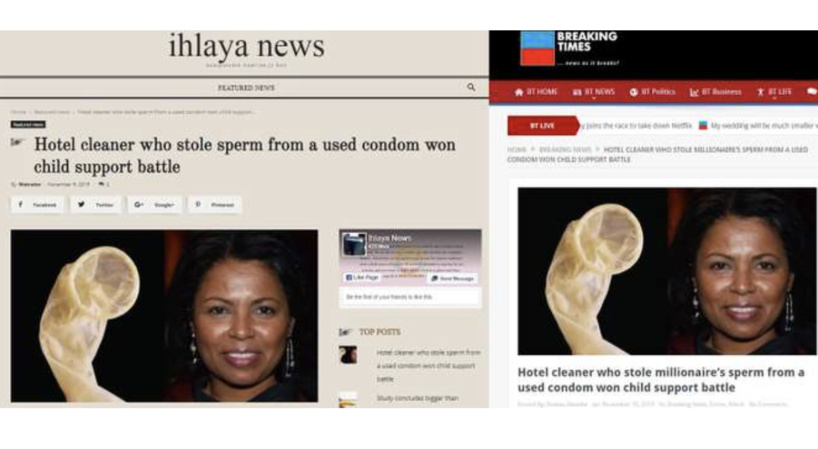 Incroyable mais faux: l’histoire de la dame qui aurait volé le sperme d’un millionnaire à Las Vegas est fausse Incroyable mais faux: l’histoire de la dame qui aurait volé le sperme d’un millionnaire à Las Vegas est fausse