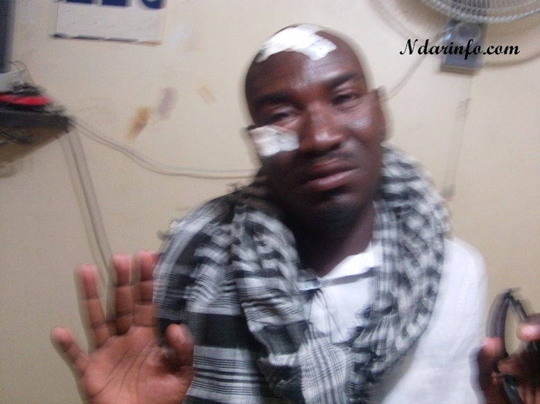 Audio-Photos Saint-Louis-Violences électorales: Un jeune militant libéral  agressé ce lundi