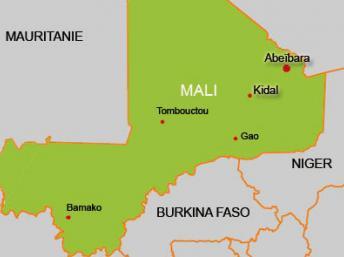 Le raid de l'aviation mauritanienne a eu lieu dimanche 1 mars 2012 à Toual, à 65 kilomètres environ de Tombouctou. S. Borelva et F. Achache / RFI