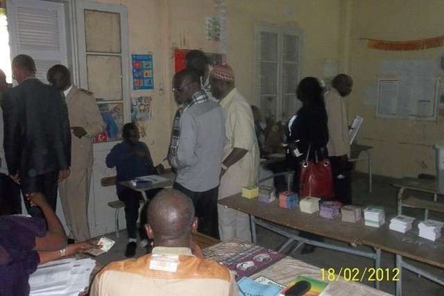 Vote militaire et paramilitaire à Diourbel :  Début timide au centre Algor Dioum