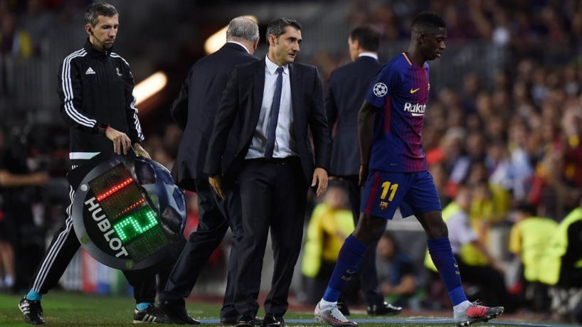 Barça: Ousmane Dembélé absent 10 semaines