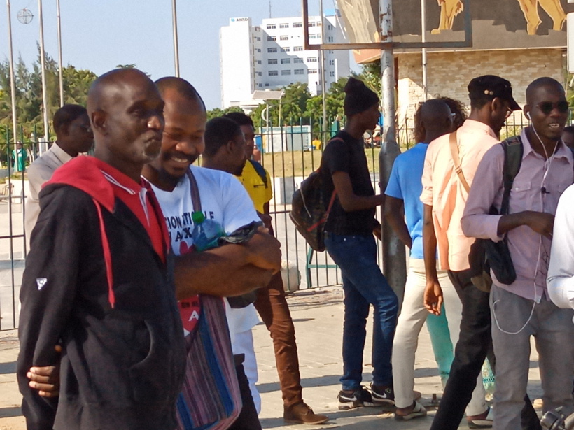 Marche contre la hausse du prix de l'électricité: Guy Marius Sagna et Cie un pas de Rebeuss Marche contre la hausse du prix de l'électricité: Guy Marius Sagna et Cie un pas de Rebeuss