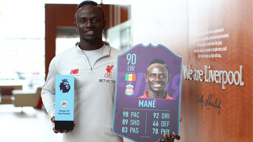 #PremierLeague - Sadio Mané candidat pour le titre de meilleur joueur du mois de Novembre