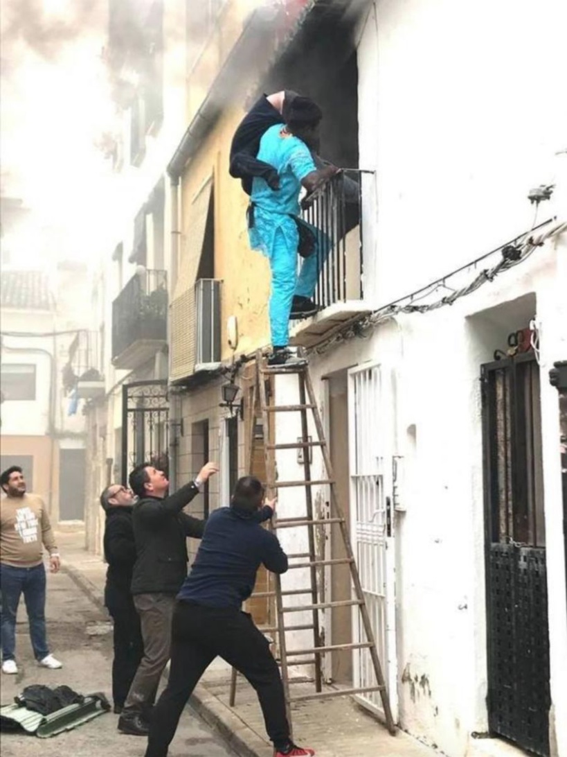 Vidéo - Espagne: un sans papier sénégalais sauve un handicapé des flammes d'un incendie