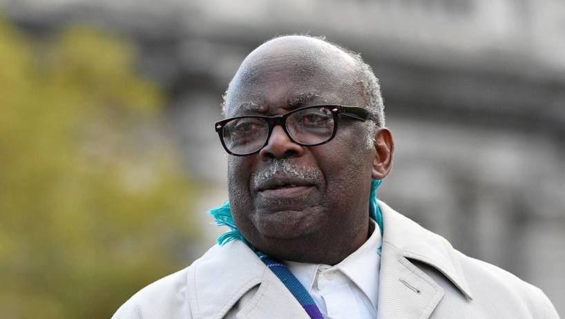 Le Rwandais Fabien Neretsé devant le palais de justice au premier jour de son procès à Bruxelles, le 4 novembre 2019. © JOHN THYS / AFP