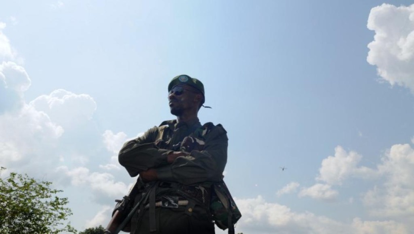 Le colonel John Tshibangu est accusé d'avoir déserté l'armée congolaise. © KUDRA MALIRO / AFP Le colonel John Tshibangu est accusé d'avoir déserté l'armée congolaise. © KUDRA MALIRO / AFP