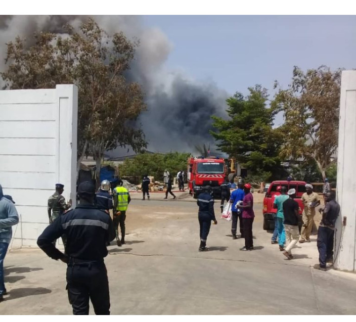 Dakar: Incendie à l’entrepôt de l'intendance des Armées 