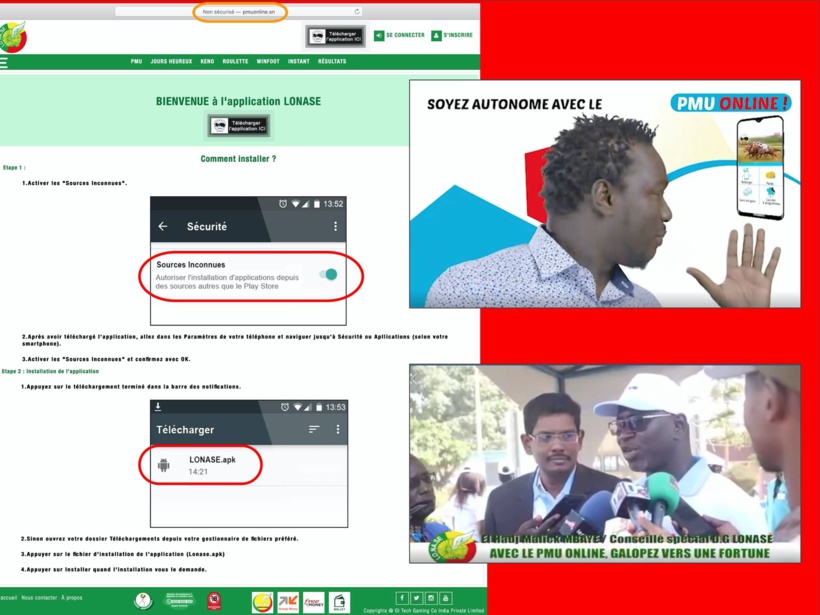 Application mobile de La Lonase: Mountaga Cissé alerte sur le danger encouru par les utilisateurs et la société