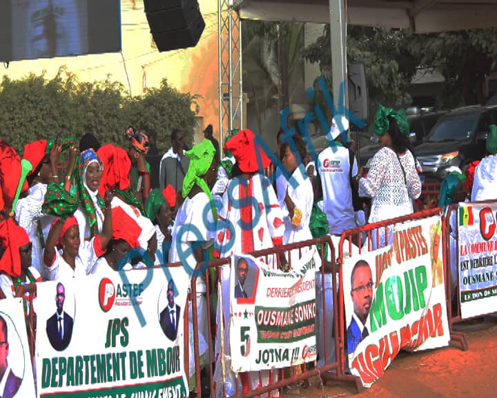 Retour en images de la rentrée politique du parti de Ousmane Sonko