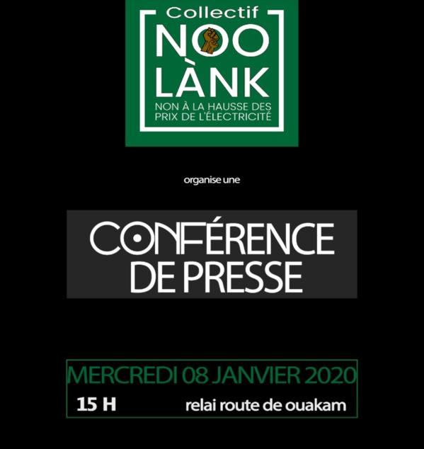Le Collectif Noo Lank face à la presse demain mercredi Le Collectif Noo Lank face à la presse demain mercredi