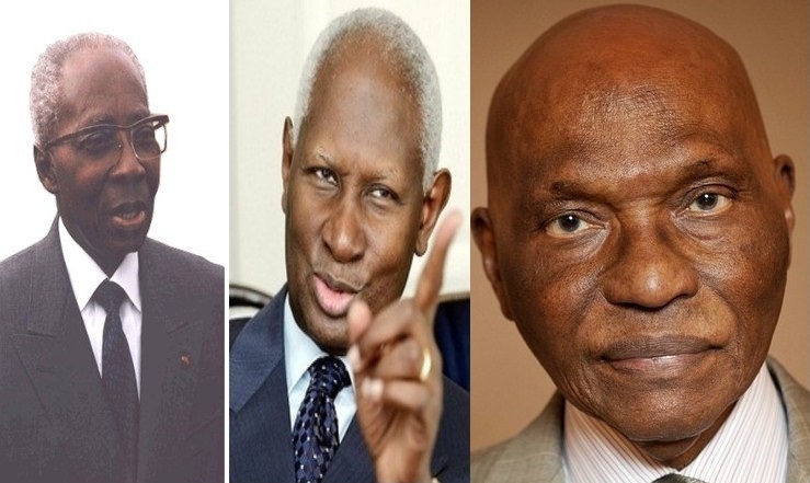 Les trois présidents de la République du Sénégal (Montage PressAfrik)