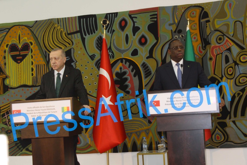 ​Visite du Président Turc à Dakar : 7 nouveaux accords signés, Recep Tayyip Erdoğan très ambitieux 