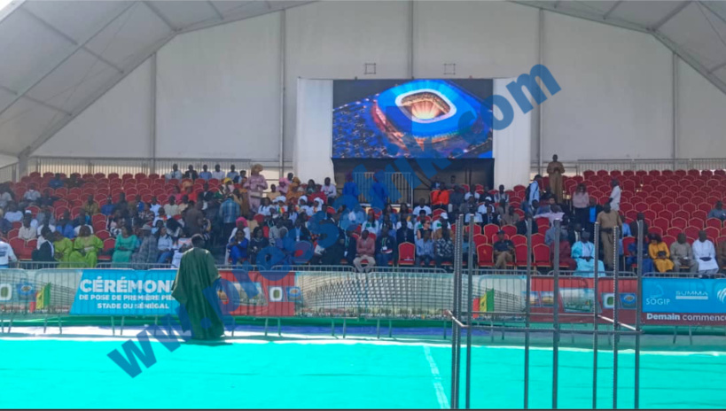 Diamniadio: les images de la cérémonie de pose de la première pierre du Stade du Sénégal