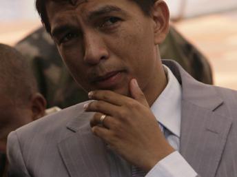 Le président de la transition malgache, Andry Rajoelina. Reuters