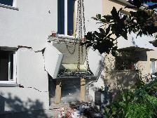 Rue Fleurus : Trois blessés dans l’effondrement d’un balcon