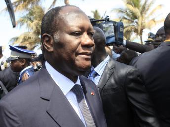 Le président ivoirien Alassane Ouattara Reuters/Joe Penney